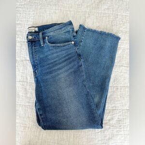 Madewell high rise stretch denim bootcut jeans size 30